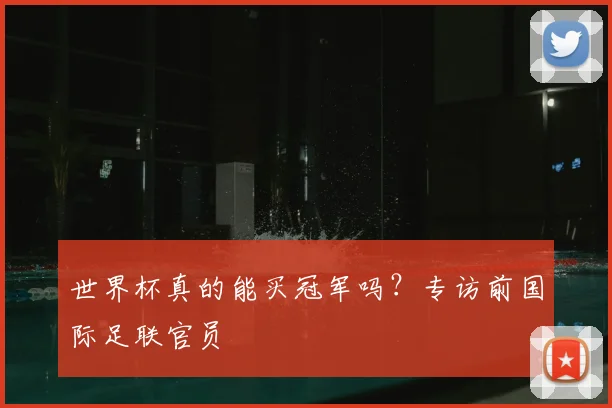 世界杯真的能买冠军吗?专访前国际足联官员