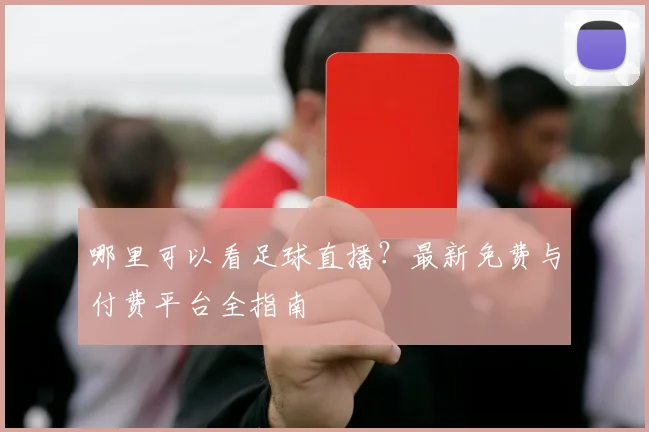 哪里可以看足球直播？最新免费与付费平台全指南